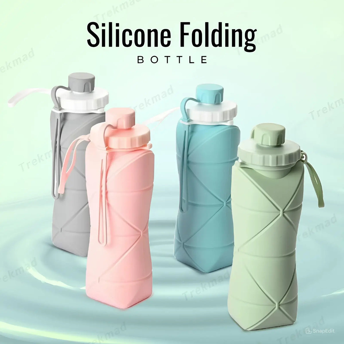 Folding Silicon Water Bottle