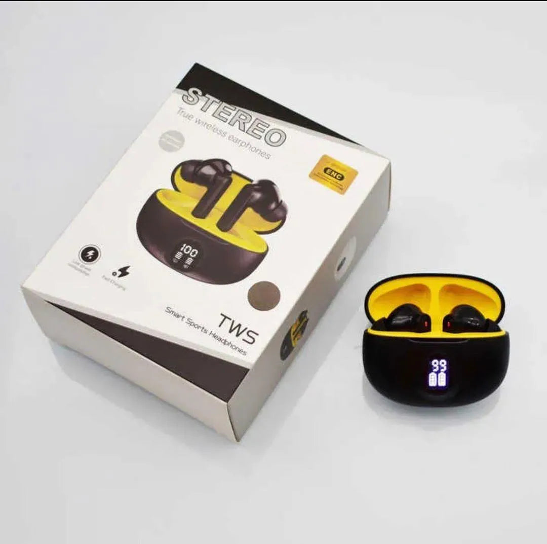 🎧 M10 Pro Wireless Earbuds – Deep Bass & LED Display Bluetooth Earbuds